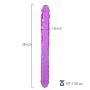 BlsesJoy 115-13 Inch Silicone Double Headed D!ld?s Relax Massager Toys (Purple-1)