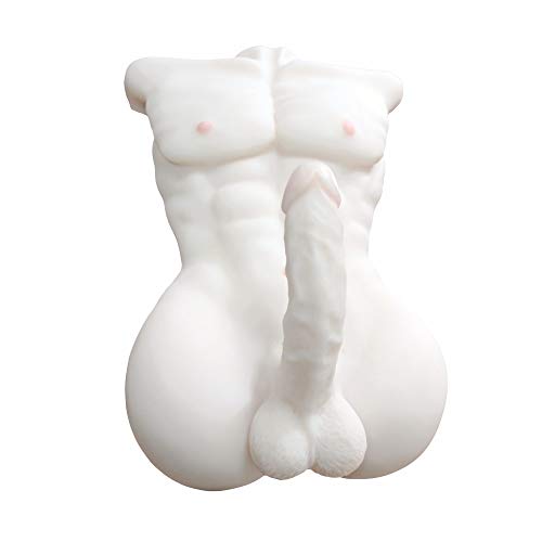 Joviye Lifelike Muscle Man Body Torso Doll 3D Silicone Body Love-Doles for Women Couples