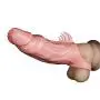 Silicone penile Condom-Expander expands Male Chastity Toys Lengthen Cock Sleeves Dick Socks Reusable Condoms (2pcs)
