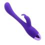 WEI EI Hot Sale High Frequency 10 Modes USB Rechargeable Vib Waterproof Multifunctional V-Msager Ultra-Silent C-Stimulator for Women (Purple)