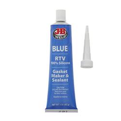 J-B Weld 31316 Blue RTV Silicone Gasket Maker and Sealant, 3. Fluid_Ounces