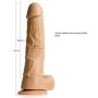 Soft Realistic Massager with 6 Speeds Waterproof, 100% Medical Grade Silicon Suction Cup Toy Vibrating Modes Personal Toy