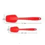 ReFaXi Silicone Scoop Brush Size Scraper Red Kitchenware 5Pcs (Red)