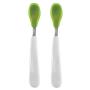 OXO Tot Mealtime Starter Value Set with Roll-up Bib, Feeding Spoons, Food Masher and Four 4oz Baby Blocks Freezer Storage Containers