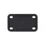Rightcar Solutions Motorcycle Silicone License Plate Frame - Rust-Proof. Rattle-Proof. Weather-Proof. - Black