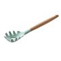 Hjyi Kitchen Cooking waterfront Storage barrel wooden handle silicone kitchenware 11 pieces set non-stick spatula high temperature kitchen utensils cooking Set