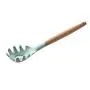 Hjyi Kitchen Cooking waterfront Storage barrel wooden handle silicone kitchenware 11 pieces set non-stick spatula high temperature kitchen utensils cooking Set