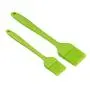 Sperrins 2 Sets Silicone Kitchen Butter Cream Brushes Mix Scraper Brush Butter Cake Brushes Tool for Baking Kitchenware green