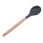YouCY Brush Shovel Spoon Spatula Colander Wooden Handle Silicone Kitchenware Kitchen Tool Cooking Utensils Kitchen Gadgets Utensil Cookware,2#