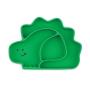 Bumkins Silicone Grip Dish, Suction Plate, Divided Plate, Baby Toddler Plate, BPA Free, Microwave Dishwasher Safe ? Dinosaur