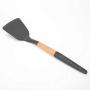 Cookware, Silicone Kitchenware Non-slip Kitchen Cookware with Beech Handle (Spatula)