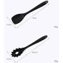 HEMFV Kitchen Utensil Set, 10pcs Cooking Utensils Set Silicone Kitchen Tools Baking BBQ Cooking Kitchenware (Color : Blue)