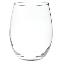 AmazonBasics Stemless Wine Glasses, 15-Ounce, Set of 4