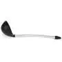 Silicone Cooking Utensils Kitchen Utensil, Silicone Kitchenware Non-Stick Cooking Utensils with Stainless Steel Handle - Soup Spoon