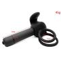 O-GAME Silicone Massage Ring Exercise Double Vibarator Ring Toys for Men