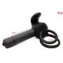 O-GAME Silicone Massage Ring Exercise Double Vibarator Ring Toys for Men