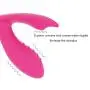 MXJYB Wireless Remote Massager Silent Vibration Modes and Skin-Friendly Silicone, USB Rechargeable Massager - Waterproof MXJYB