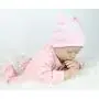RoyalDoll Realistic Sleeping Reborn Baby Dolls Girl 22 Inch Newborn Vinyl Silicone Baby Doll Eyes Open Handmade Weighted Gifts Set