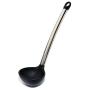 Elite KitchenwareTM Stainless Steel Kitchen Utensils, 8 Piece Silicone Cooking Utensil Set With Turner Spatula, Serving Spoon, Pasta Server, Flex Spatula, Deep Ladle, 2 Stage Whisk, Strainer & Tongs