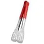 Elizabeth New Stainless Steel Kitchen Tongs BBQ Tongs Utility Tong Clip 9 inch Clip Three Lines BBQ Tools Black