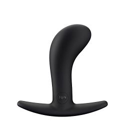 Fun Factory Anal Sex Toys -&quotBootie" Butt Plugs and Cock Ring-Prostate-Anal Plug Adult Toys for Men, Women and Couples Sex Play (Black Medium)