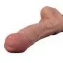 Lizhiwei2552 Different Enjoyment9.6 Inch Super Long Lifelike Massage Soft Wand Toys Liquid Silicone Body Massager with Large Balls for Women - Brown Love Story lizhiwei2552