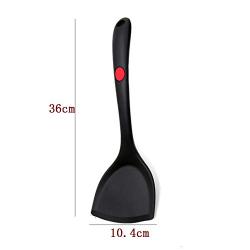 Kitchenware Utensils Premium Silicone Non-Stick and Heat Resistant Utensils for Cooking, Flipping and Pressing Black 3 packs