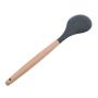 YouCY Brush Shovel Spoon Spatula Colander Wooden Handle Silicone Kitchenware Kitchen Tool Cooking Utensils Kitchen Gadgets Utensil Cookware,2#