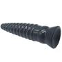 Ultra-Soft Massage Sticks Classic D?ld?, Silicone Sex Toy Cock Dong with Suction Cup, Massage Wand D?ld? Flexible for Anal Games-Black 23cm(9&quot)