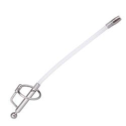 LTY Stainless Steel Horse Eye Stick Metal Urethral Rod with Bolt Tooth Stimulation Plug Uréthral Dilator Stainless Steel Sound Rods Catheters & Sounds Sounding Irritation Rod T-Shirt