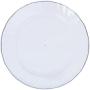 AmazonBasics Disposable Clear Plastic Plates, 100-Pack, 7.5-inch
