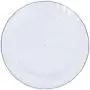 AmazonBasics Disposable Clear Plastic Plates, 100-Pack, 7.5-inch