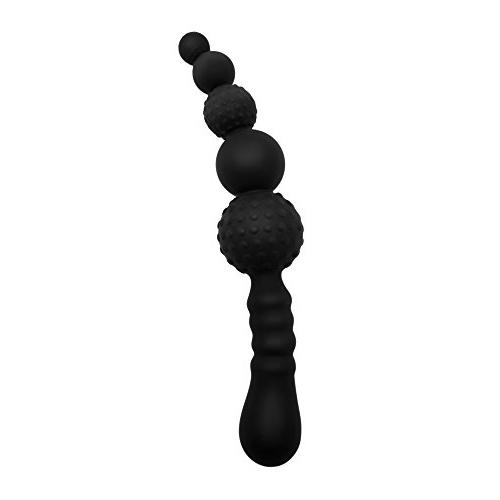 Letsgasm Silicone Anal Wand: The Best Anal Beginner Toy For Men & Women - Black