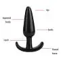 Medical Silicone Trainer Kit,Beginner Set,4pcs/Set Soft Plugs Toys for Women and Men (Black)