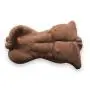 ULXYP Male Realistic Soft Silicone Female self-Timer Gift Mens Torso Doll Female Adult Toy (Brown)