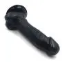 Yasuodd Portable 8.3 inch Realistic Massager Toys Lifelike Silic?ne-D?ld? with Suction Cup for Women (Color : Black)