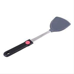 Spatula Heat-Resistant Spatula Stainless Steel High Temperature Red Dot Protective Pot Shovel Kitchenware Department Store Non-Stick Pot Silicone Pot Shovel