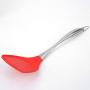 Iainstars Stainless Steel Handle Silicone Kitchenware Non-Stick Cookware (Spatula)