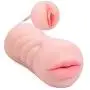 Double-Heads Pocket Soft Silicone Male Training Tool Mens Hands Free Relax Toy