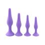 MXJYB Four Sets of Luxury Silicone Plug Training Device Entertainment Toys Beads for Beginners, Purple MXJYB (Color : Purple)