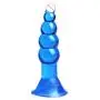 Winzfred 10.5x2.5cm Medical Silicone An?l Dilator Dilo Beads Plugs Strong Suction Cup 5 Balls Stīmulator Six Toys for Women Men