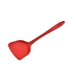Silicone kitchenware non-stick pan silicone shovel kitchen cooking shovel colander spoon not hurt the pot silicone kitchenware,Red,Shovel