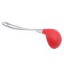 YouCY Hollow Handle Spoon Multifunction Tableware Silicone Soup Spoons Stainless Steel Kitchenware Cooking Kitchen Tool Dining Accessories For Home,Red