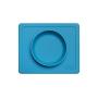 ezpz Mini Bowl - One-Piece Silicone placemat + Bowl (Blue)