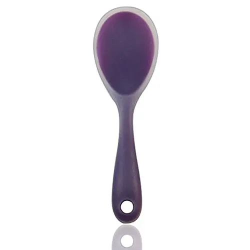 1pc Non Stick Rice Spoon Creative Silicone Spoon Sushi Scoop Household Kitchen Accessories Cooking Tools Kitchenware,Purple