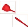 Non-stick pan silicone spatula cooking shovel integrated silicone kitchenware,Red