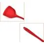 Non-stick pan silicone spatula cooking shovel integrated silicone kitchenware,Red