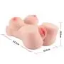 XKiss Sex Doll Male Masturbator with Vagina and Anal for Men,3D Mini Masturbators Dolls with Realistic Silicone Boobs Love Dole for Male Masturbation Erotic Vaginal and Anal Sex
