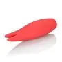 CalExotics Red Hot Flare - 10-Function Waterproof Vibrator ? Rechargeable Silicone Compact Teaser Vibe ? Adult Sex Massager for Couples - Red