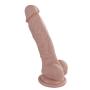 7 Inch Dildo Female Self Pleasure Toys Medical Liquid Silicone Pénis with Hands Free Suction Cup (Flesh 1)